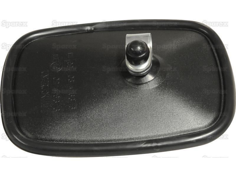 Mirror Head Convex Rectagular | Height: 188mm Width: 135mm  Arm: 12 x 16mm