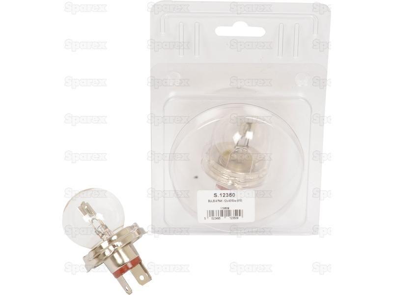 Halogen Head Light Bulb, 12V, 50W, P45t Base Fiat, Lucas, OSRAM, Phillips