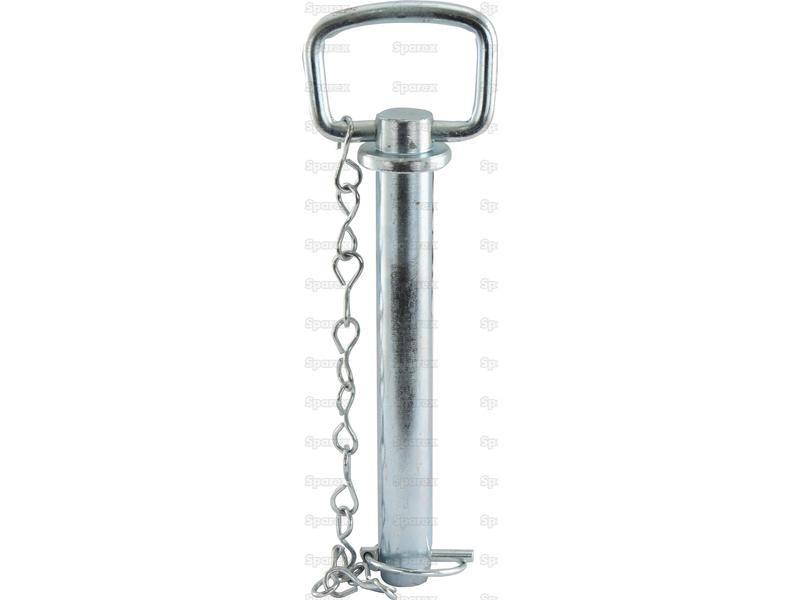 Hitch Pin with Chain & Linch Pin 25x183mm Case IH (3217721R1, 3220148R2)