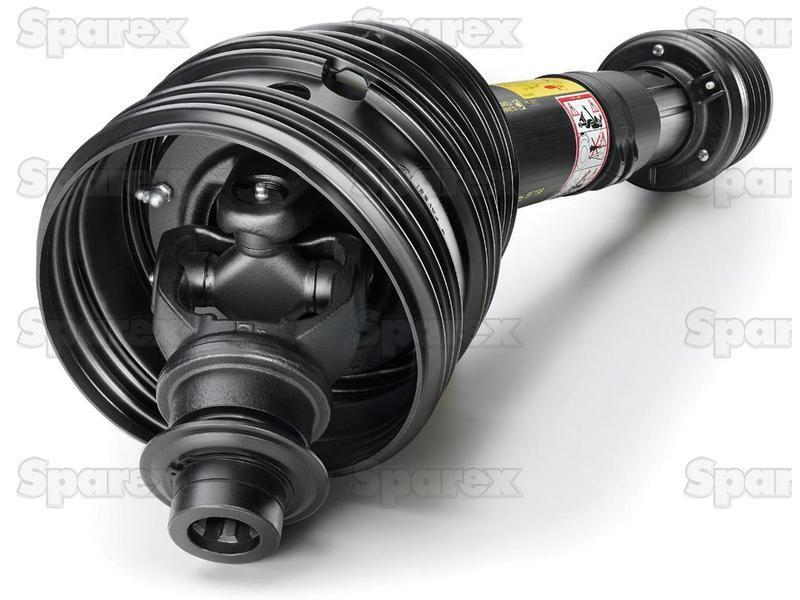 PTO Shaft - Wide Angle - One End, (Lz) Length: 1210mm, 1 3/8'' x 6 Spline 80° W.A. to 1 3/8'' x 6 Spline Q.R. Bondioli & Pavesi (CS4R121CEWR7007)