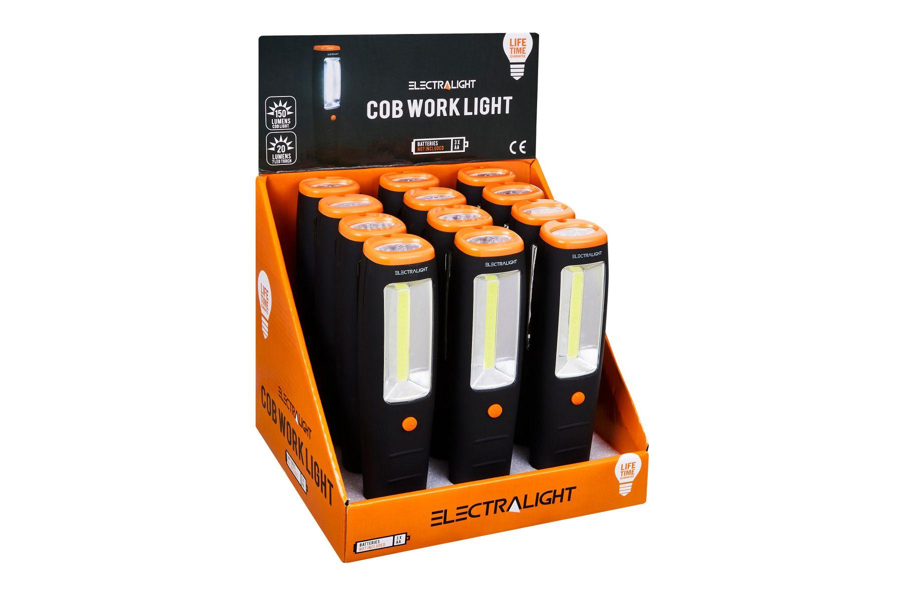 Electralight COB Work Light No Batteries