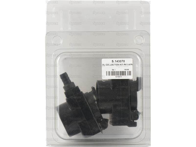 Oil Collection System Double unit 55mm spacing, with Yellow and Red Clips (Agripak) Faster S.p.A (TARV255GR)