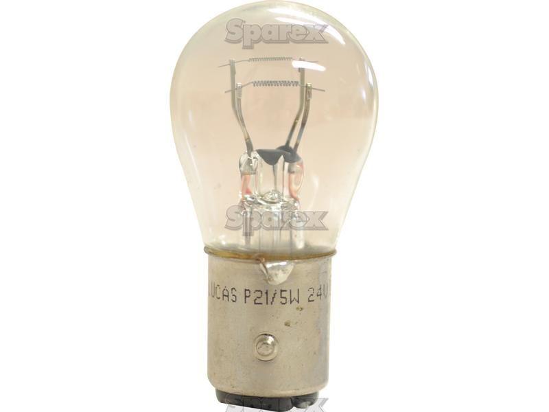 Halogen Stop/Tail Bulb, 24V, 5W, BAY15d Base Case IH, John Deere, Lucas