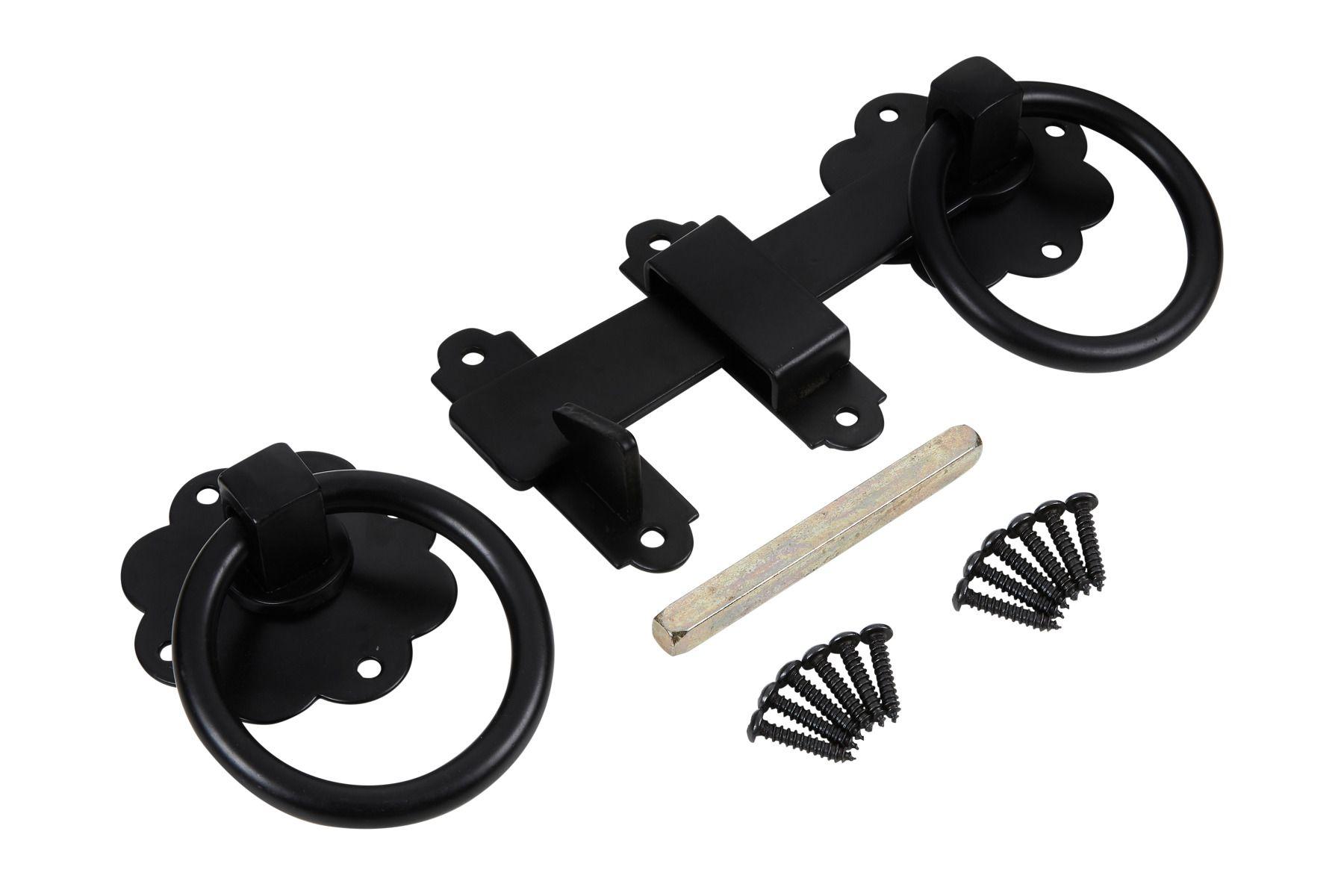 Blue Spot Tools Black Powder Coated Ring Latch 152mm