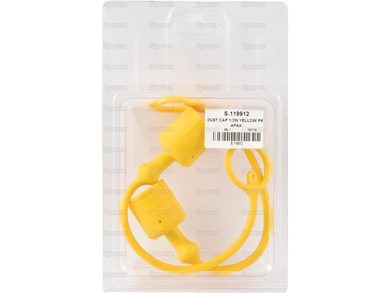 Dust Cap 1/2'' Yellow Fits Male Coupling TF12G (2 pcs. Agripak) Faster S.p.A (TF12G)