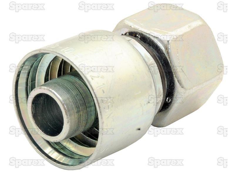 Parker Metric Hose Insert 5/8'' x M24 x 1.50  Female Straight Swivel Heavy Series PARKER HANNIFIN (1C948-16-10)