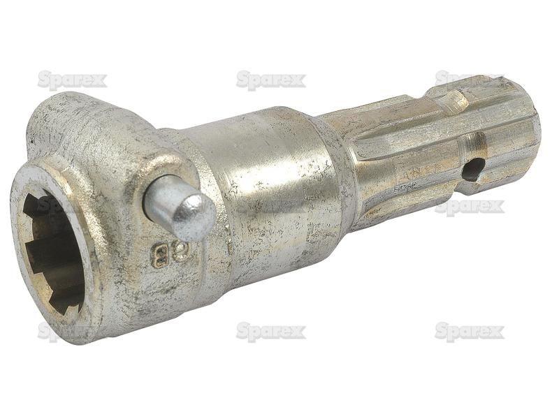 PTO Adaptor - Female spline 1 3/8'' - 6 x Male spline 1 3/8'' - 6 with Quick Release Pin.