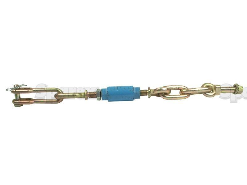 Stabiliser Chain - D Shackle Ã˜16mm - Thread Ã˜16mm - Min. Length:511mm - 3/4 UNC for Ford New Holland