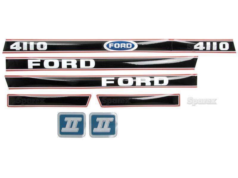 Decal Set - Ford / New Holland 4110 Force II for Ford New Holland 4110 (10 Series)