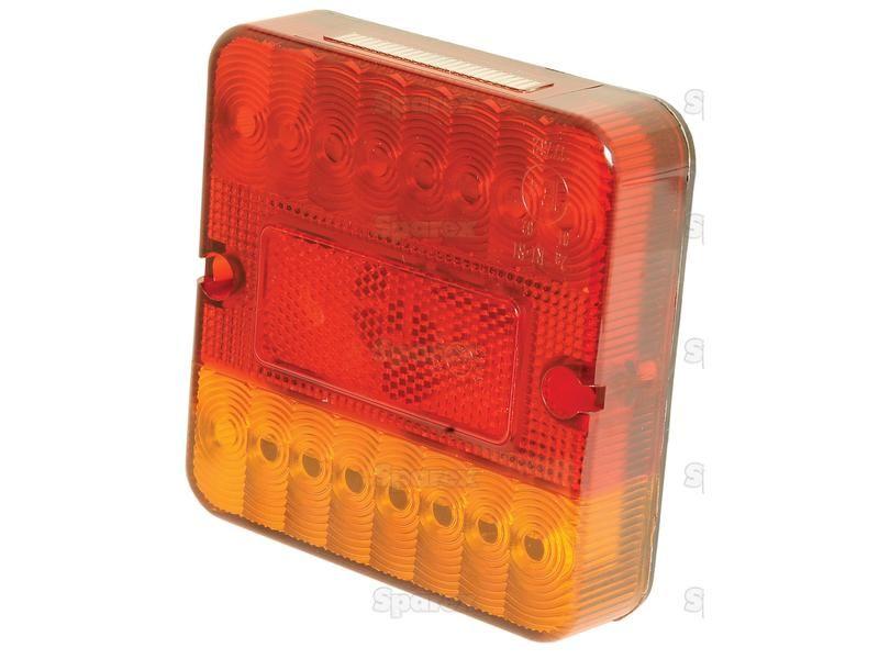 LED Rear Combination Light, Function: 4, Brake / Tail / Indicator / Number Plate, RH & LH, 12V