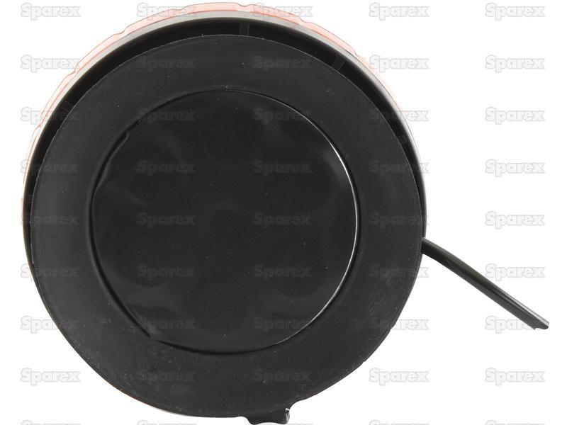 LED Rotating Beacon (Amber), Interference: Class 3, Magnetic, 12/24V