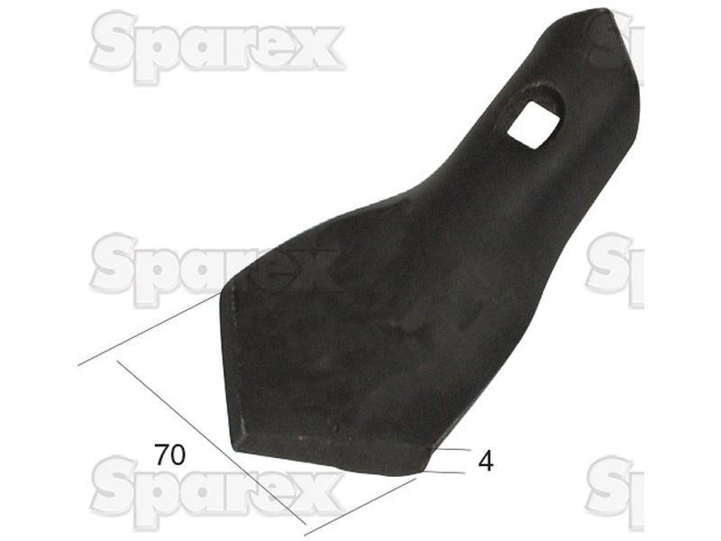 Sweep 70x4mm for Kongskilde VARIOUS