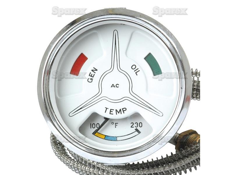 Water Temperature Gauge, Temperature range: , for Ford New Holland (E1ADDN10849)
