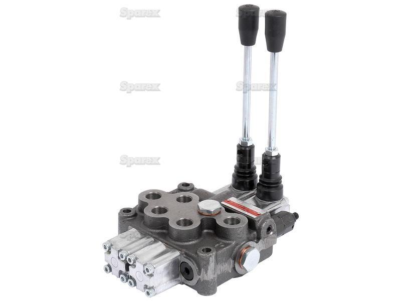 Hydraulic Monoblock Valve3/8''BSP Ports 2 Banks Single/Double acting Spring centered