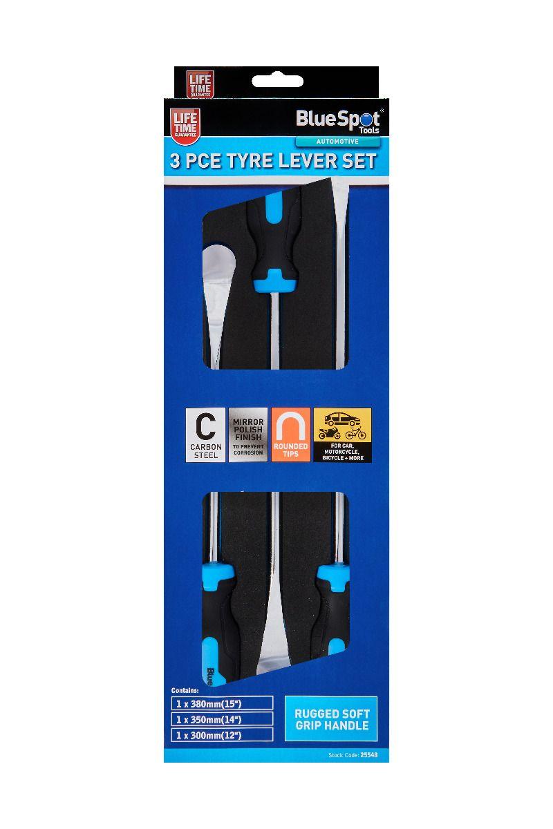 Blue Spot Tools 3 PCE Tyre Lever Set In Foam