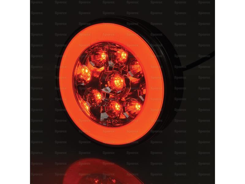 LED Rear Combination Light, Function: 2, Tail / Fog, RH & LH, 12-36V