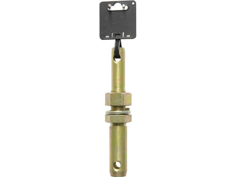 Lower link implement pin dual 22 - 28x203mm, Thread size 7/8x57mm Thread size 1/2
