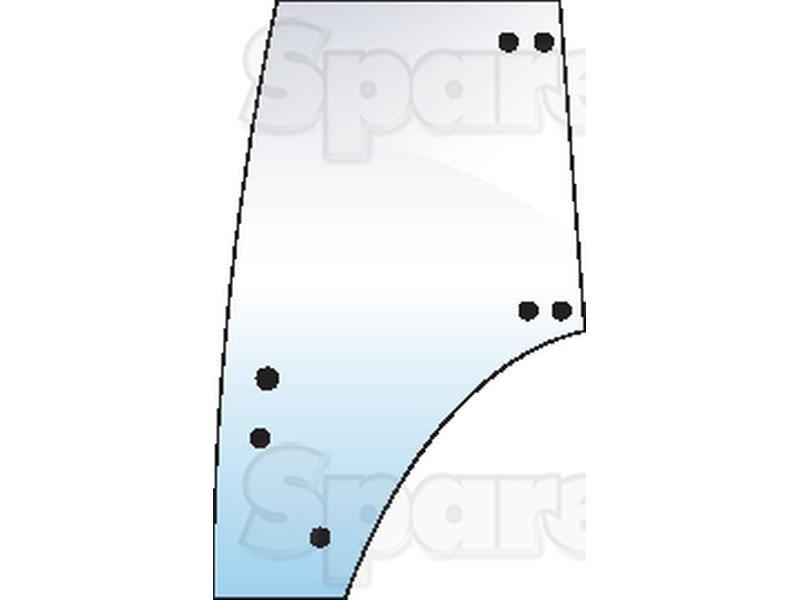 Door Glass LH for Fendt FAVORIT 926