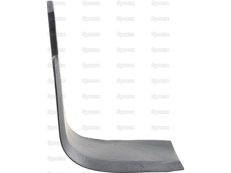 Rotavator Blade Square RH 90x8mm Height: 223mm. Hole centres: 56mm. Hole Ø: 16.5mm. Replacement for Maschio, Valentini for Maschio S
