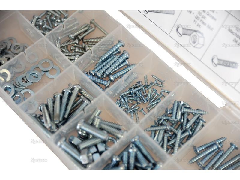 Metric Bolt and Setscrew Assortment (Din ) 347 pcs. Compak