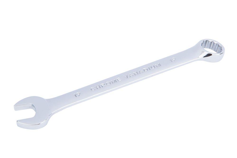Blue Spot Tools 19mm Fully Polished Chrome Vanadium Spanner