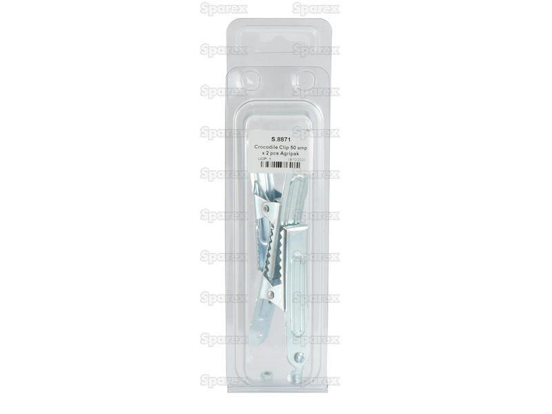 Crocodile Clip 50 amp x 2 pcs Agripak