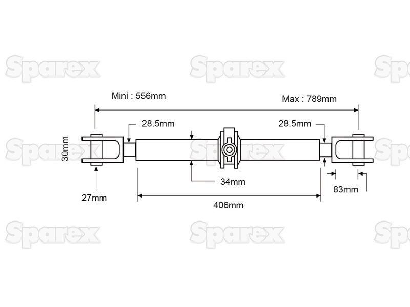 Ratchet Link Assembly - Double Clevis