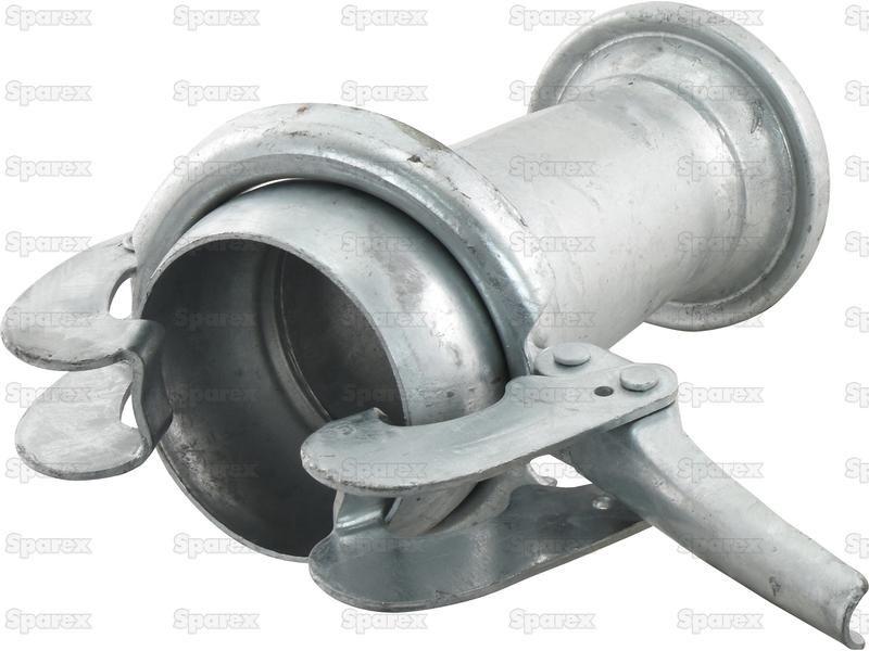 Increaser 4" Female - 5" Male Galvanised B | for Bauer Slurry Equipment