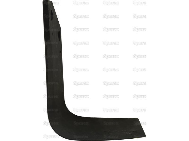 Rotavator Blade Square RH 70x7mm Height: 163mm. Hole centres: 46mm. Hole Ø: 12.5mm. Replacement for for Muratori MS3 P