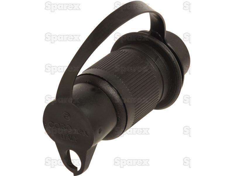 3 Pin Plastic Auxiliary Plug Male | Case/IH, McCormick, Cobo, Landini, Massey