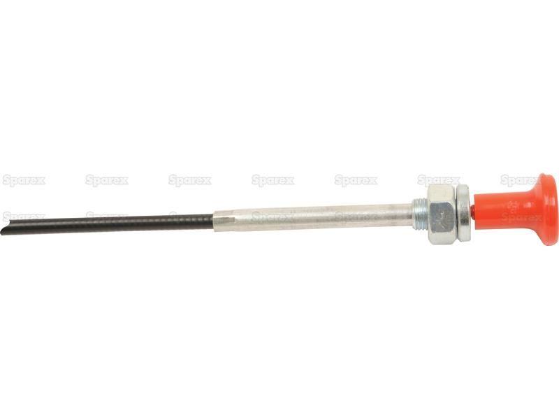 Engine Stop Cable - Length: 1300mm, Outer cable length: 1160mm. for Massey Ferguson 390 (300 Series)