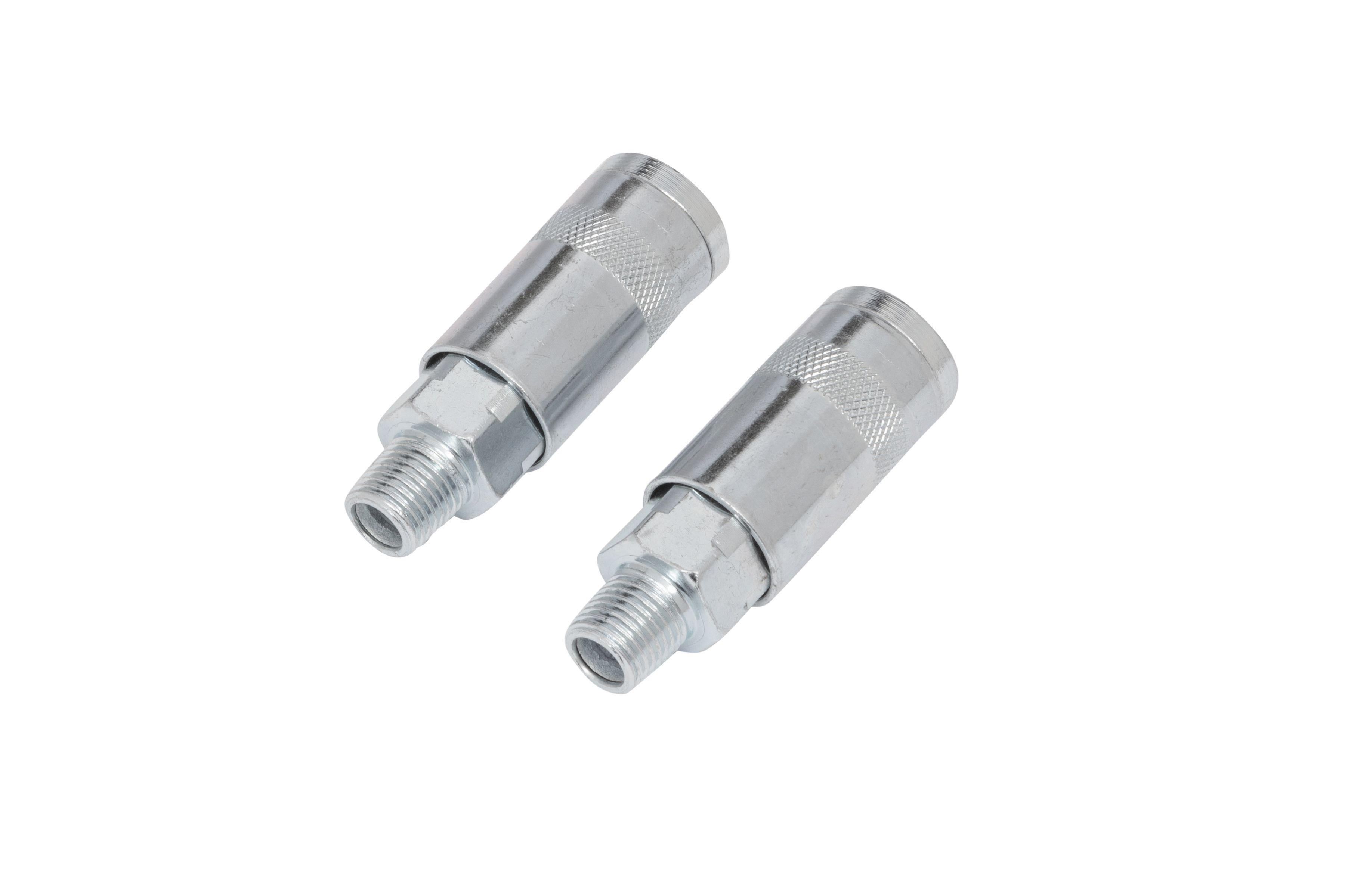 Blue Spot Tools 2 PCE 1/4" BSP Male Air Couplings
