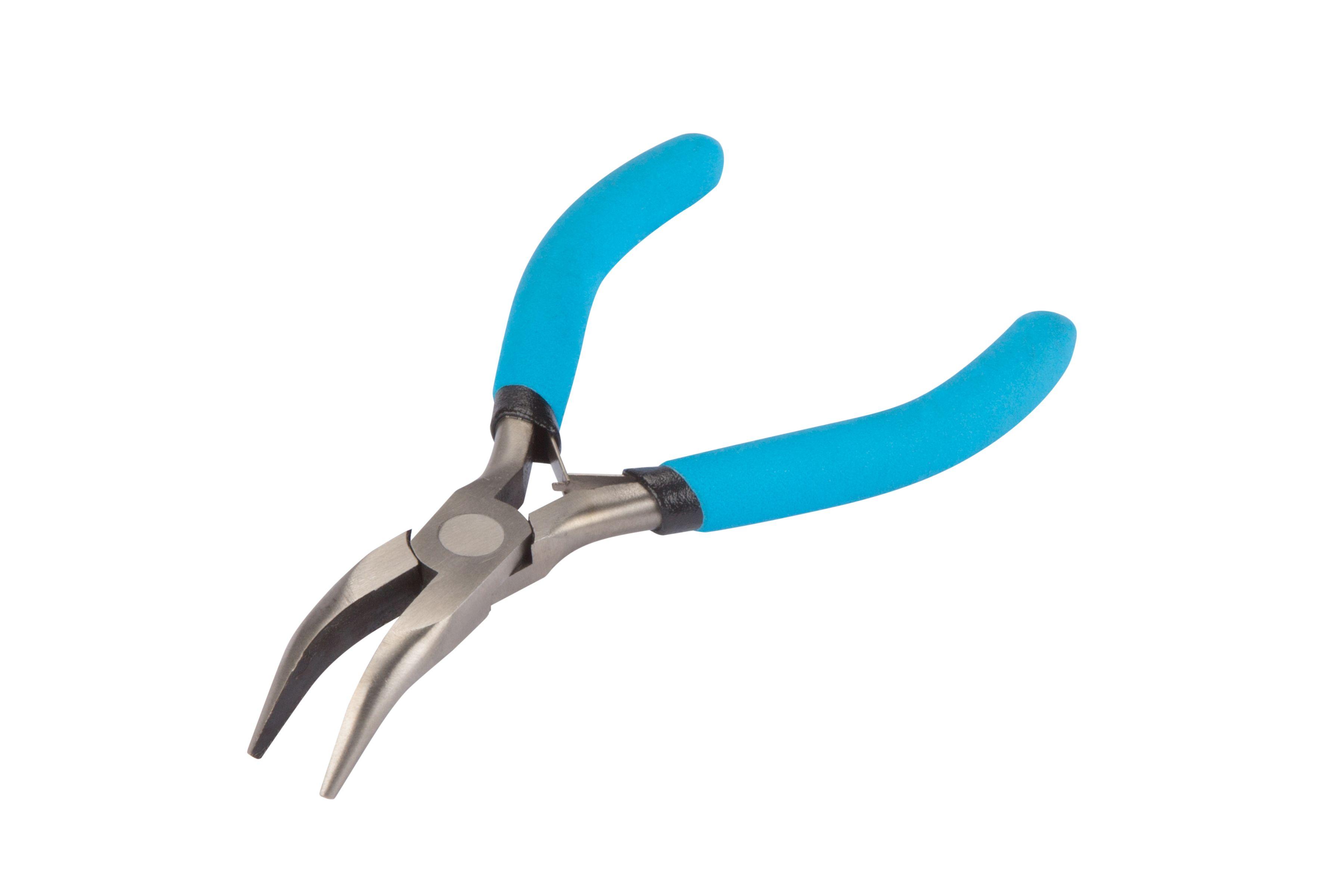 Blue Spot Tools Soft Grip Mini Bent Nose Plier
