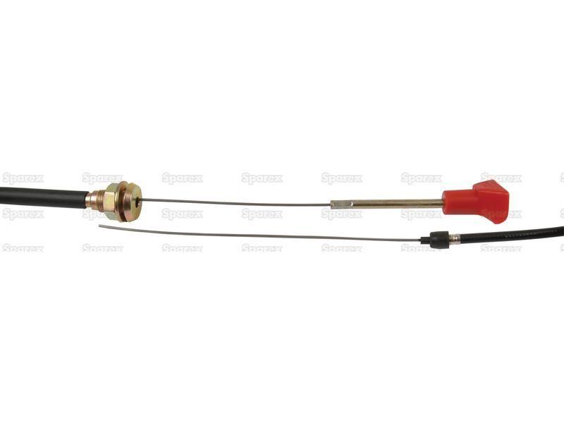 Engine Stop Cable - Length: 1775mm, Outer cable length: 1412mm. for Ford New Holland 2000 US BUILT