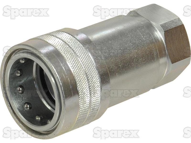 Sparex Quick Release Hydraulic Coupling Female 1'' Body x 1'' BSP Female Thread