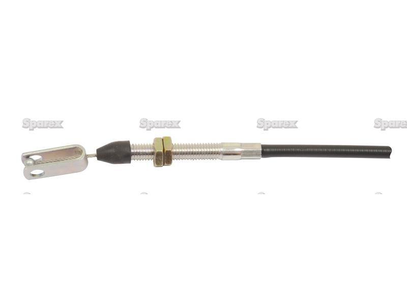 Foot Throttle Cable - Length: 617mm, Outer cable length: 485mm. for Massey Ferguson (1696816M97)