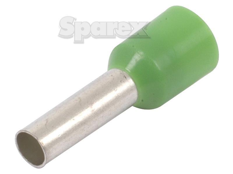 Pre Insulated Pin Terminal, Standard Grip Green, 6mm