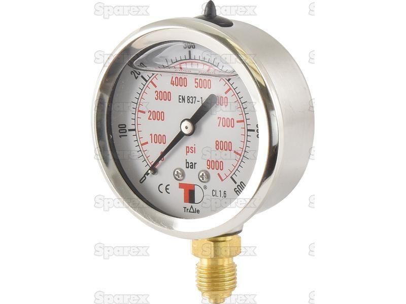 Hydraulic Pressure Gauge Ø63mm (0-600 Bar)