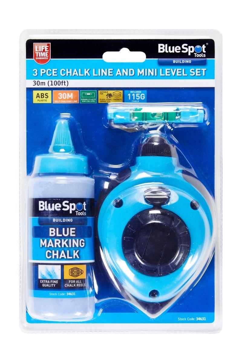 Blue Spot Tools 3 PCE Chalk Line Set