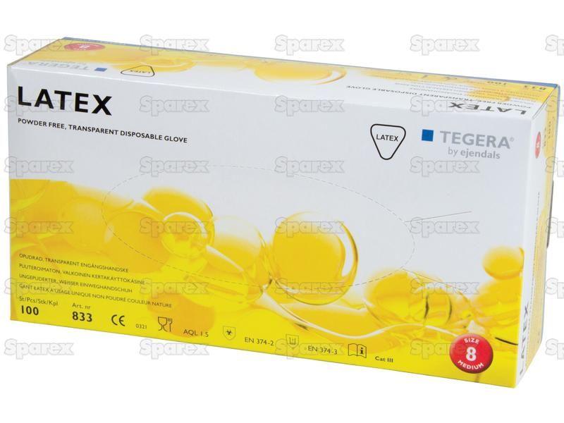 Ejendals TEGERA 833 Gloves - 8/M (Quantity Per Box: 100 pcs.)