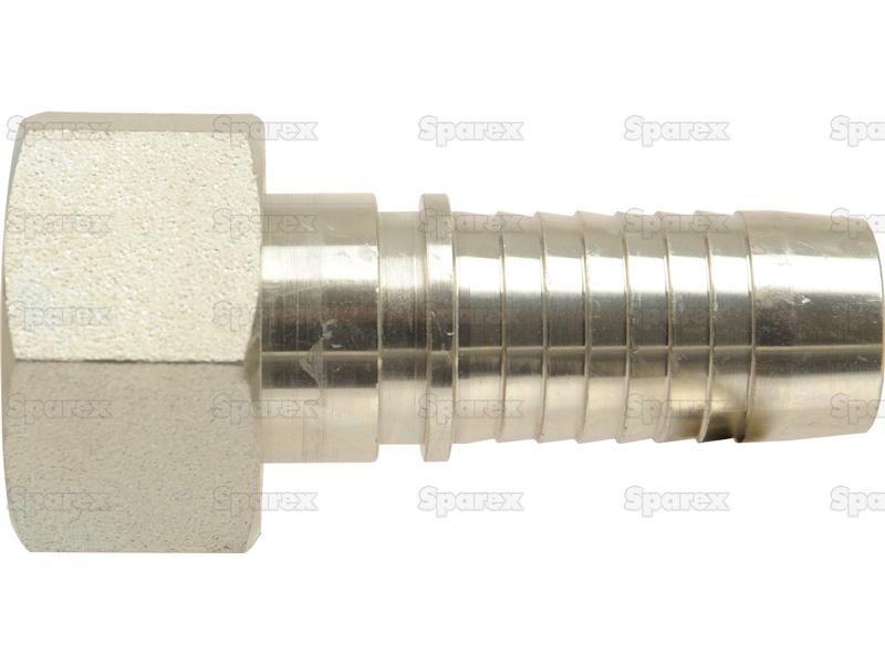 Dicsa Metric 24° Hose Insert 1/4'' x M16 x 1.5 (8S) Female Thread Straight Swivel With O-Ring