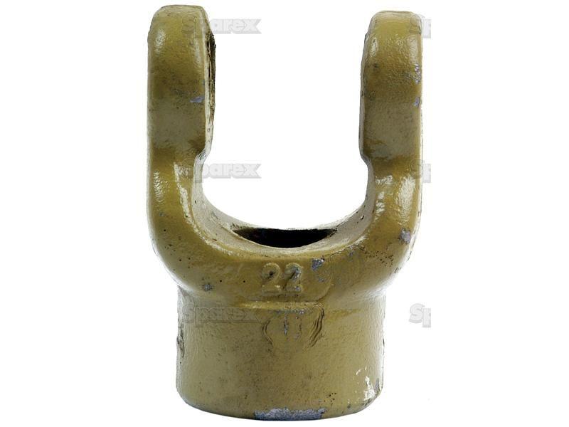 PTO Yoke - Pinhole Yoke (U/J Size: 22 x 54.8mm) Bore Ø25mm, Pin Ø: 8mm. Bondioli & Pavesi, La Magdalena, Walterscheid