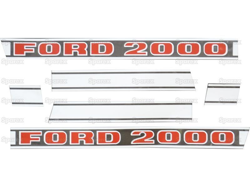 Decal Set - Ford / New Holland 2000 for Ford New Holland 5000 (1000 Series)