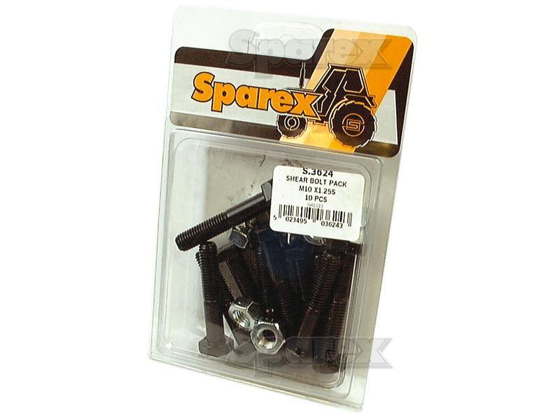 Shear Bolt, M10 x 55mm (10 pcs. Agripak) for Lely ROTERRA