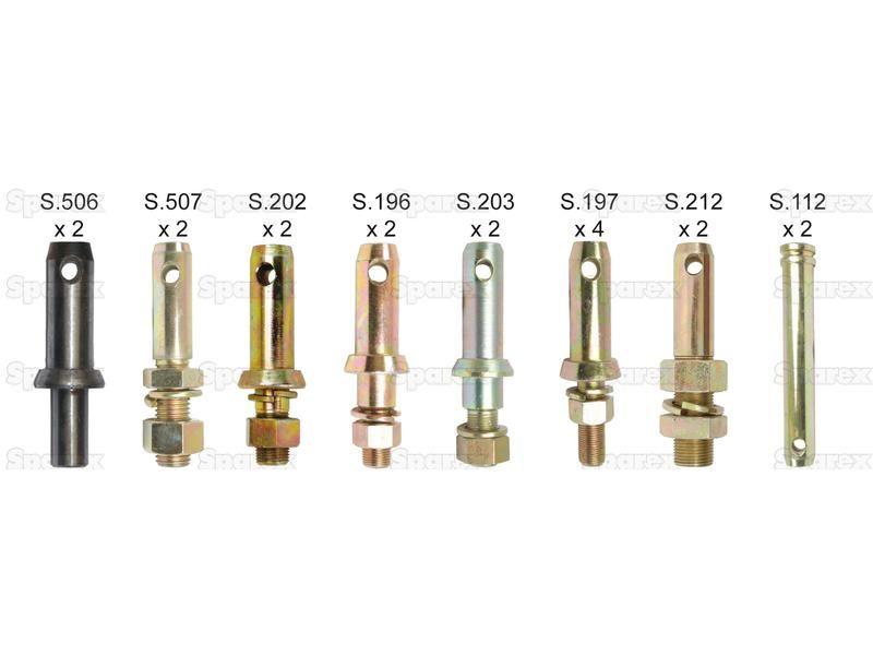 Lower Link Implement Mounting Pin - Dispenser Kit (Cat. 2) Dispenser kit 18 pcs.