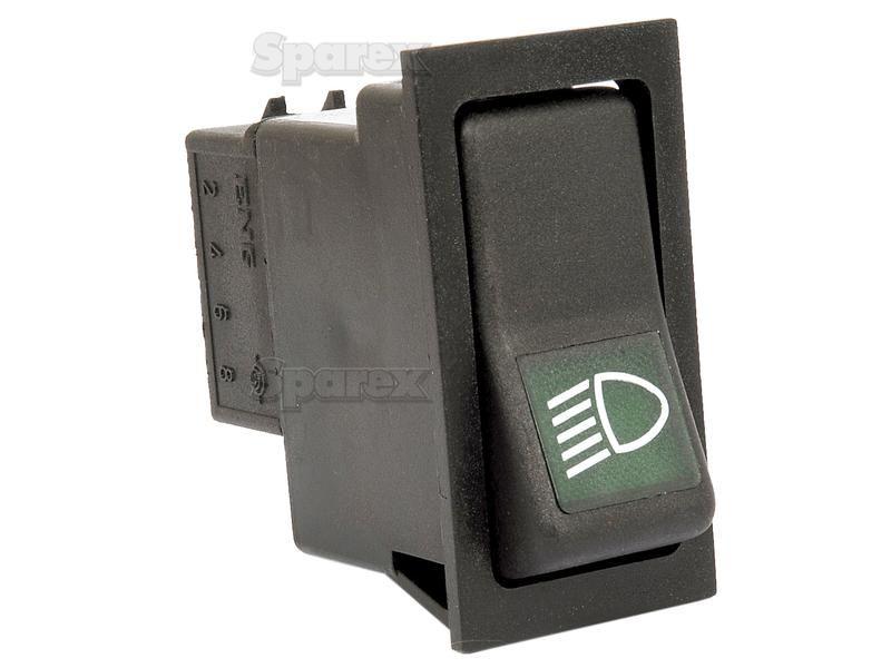 Rocker Switch - Dipped Beam, 2 Position (On/Off) for Massey Ferguson 399 (300 Series)