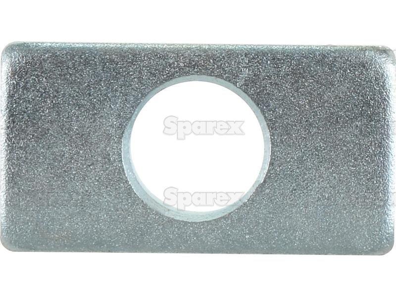 Lower link plate 45x80mm Hole Ã˜ 26.5mm for Steyr 6125 Profi (Profi Series)