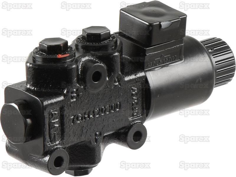 Hydraulic 3 Way solenoid Diverter Valve 3/8''BSP