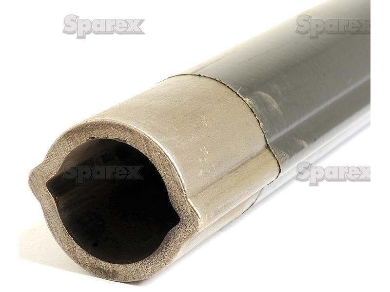 Rilsan® Coated PTO Tube - Lemon Profile , Length: 1M (OvGA) Walterscheid (75.11.96, 751196)