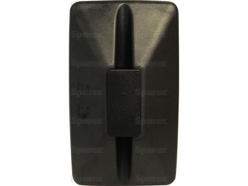 Mirror Head - Rectangular, Convex, 364 x 214mm, Universal Fitting for Merlo SP SERIES